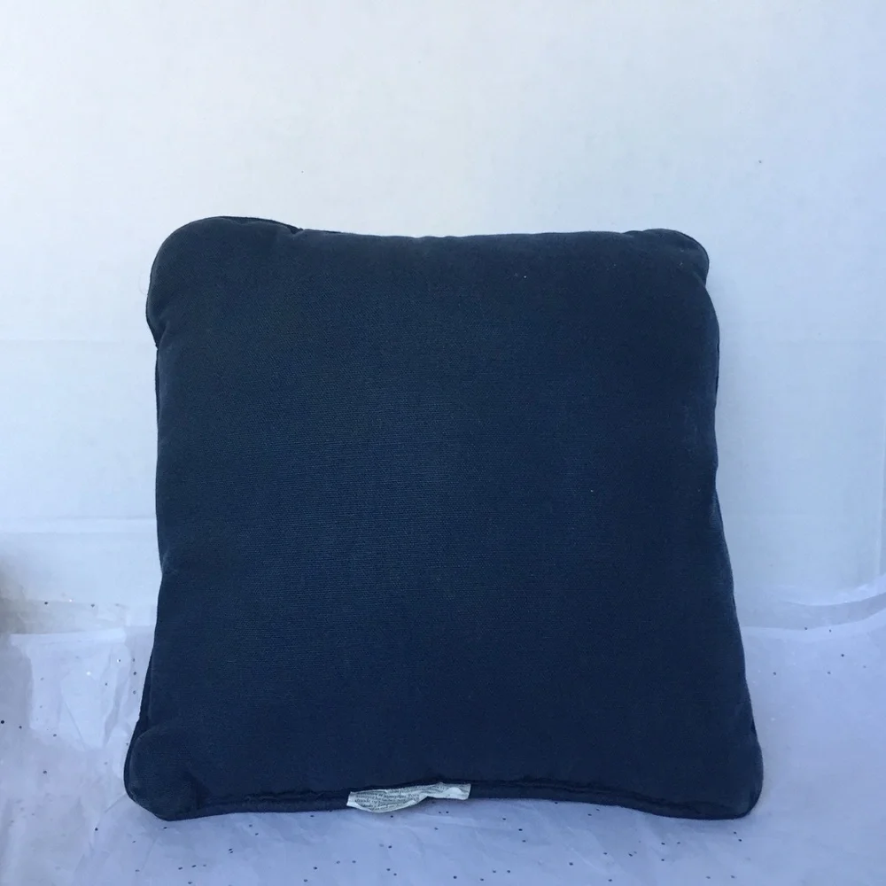 Harry Potter Wizard Wand Vintage Square Throw Pillow 12 x 12 Needlepoint design.
